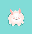 cute easter bunny vector image