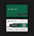 modern creative and clean business card template vector image