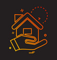 real estate icon design vector image