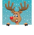 rudolph deer vector image vector image
