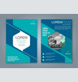 cover annual report 1500 vector image