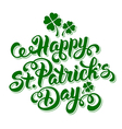 patrick lettering vector image