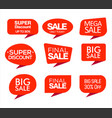 sale stickers and tags collection vector image
