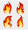 fire flames se vector image