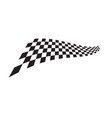 race flag icon design vector image vector image