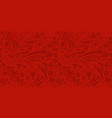 red soccer championship seamless trendy pattern vector image vector image