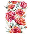watercolor floral pattern vector image