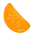 citrus fruit orange healthy vitamin isolated vector image