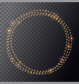 christmas light garland vector image vector image