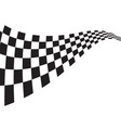 race flag icon design vector image vector image