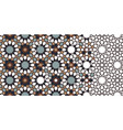 rich luxury morocco star flower seamless vector image vector image