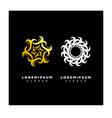 ornament set logo design ready to use vector image