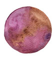 purple and brown watercolor circle shape banner vector image