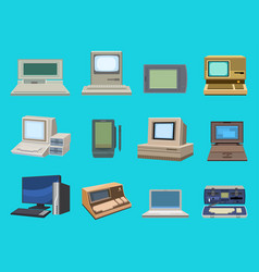 Computer evolution Royalty Free Vector Image - VectorStock