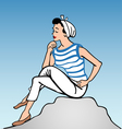 girl vector image