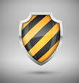 glass shield vector image vector image