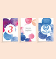watercolor template vector image vector image