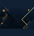 abstract geometric luxury background vector image