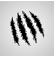 Monster claw scratch hole Royalty Free Vector Image