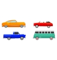 retro car vehicle vector image vector image