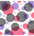 abstract modern fashion pink and purple circles vector image vector image