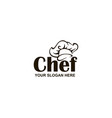 chef hat icon vector image