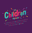fun font vector image