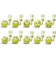 smile icons vector image