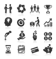 business icons vector image