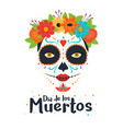 dia de los muertos vector image vector image