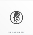 head music template vector image