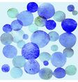 watercolor bubbles seamless pattern vector image vector image