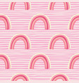pink colors seamless childish pattern vector image vector image
