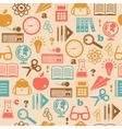 education seamless wallpaper vector image