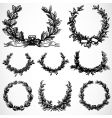 peace wreaths vector image