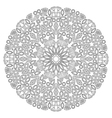 decor floral gem mandala vector image