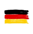 flag of germany on a white background vector image vector image