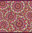 seamless pattern of circular texture vector image