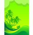 summer vacation banner vector image vector image
