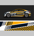van wrap any vehicle wrap vector image