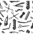 barbershop seamless pattern repeating pattern vector image