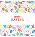 easter decorative card vector image vector image