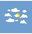 clouds vector image