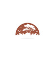 tree forest logo vector image