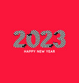 background with the inscription happy new year vector image