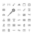 event icons vector image vector image