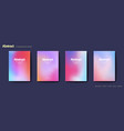 abstract cover template vector image
