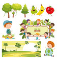 environment elements vector image vector image