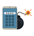 security system technology vector image