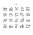 workplace well-crafted pixel perfect thin vector image